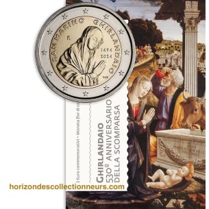 2 Euros SAINT MARIN 2024 BU - Ghirlandaio