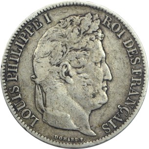 5 Francs LOUIS PHILLIPPE I  1831- MARSEILLE