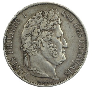 5 Francs PHILIPPE I 1844 Lille