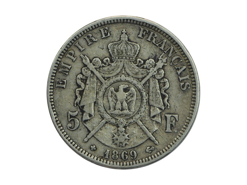 5 Francs NAPOLEON III 1869 Strasbourg