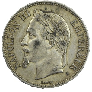 5 Francs NAPOLEON III 1869 Strasbourg