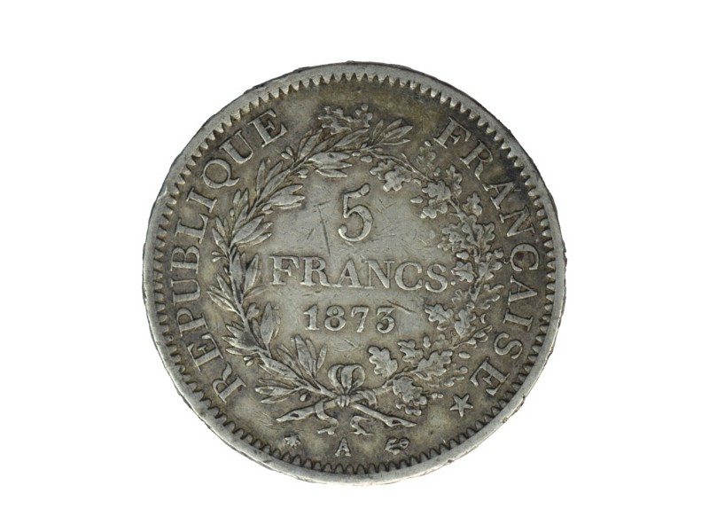 5 Francs HERCULE 1873 PARIS