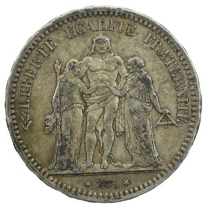5 Francs HERCULE 1873 PARIS