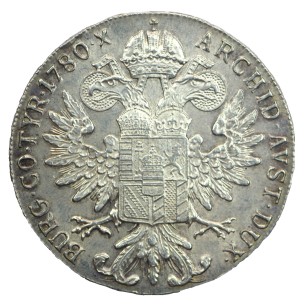1 Thaler AUTRICHE (Refrappe) Marie-Thérèse 1780 Vienne 2
