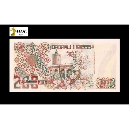 200 Dinars Algérie 1992 P.138