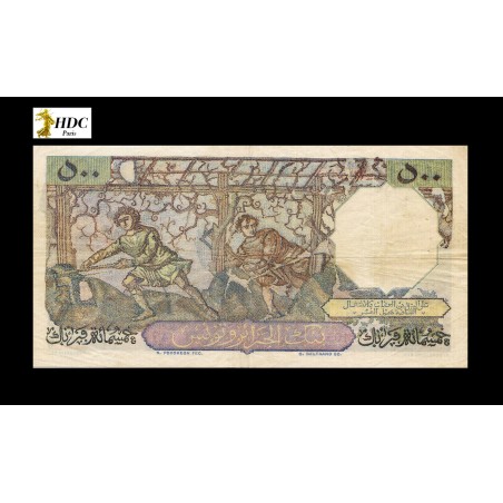 500 Francs ALGÉRIE 1956 P.106a
