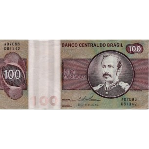 Brésil -billet 100 Cruzeiros P-195Aa (1974) NEUF