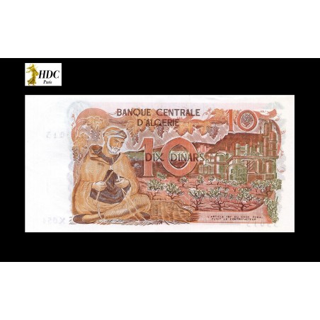 10 Dinars Algérie 1970 P.127b