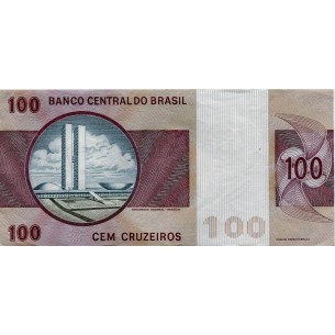 Brésil -billet 100 Cruzeiros P-195Aa (1974) NEUF 2