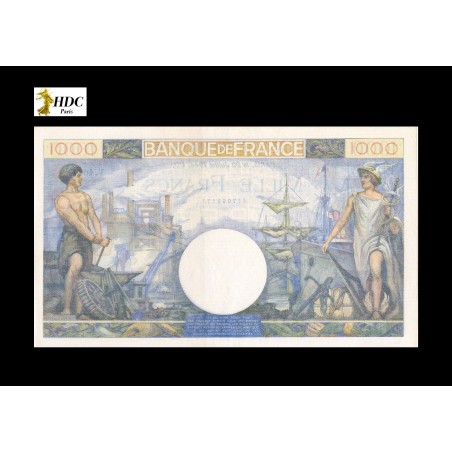 1000 Francs Commerce & Industrie FRANCE 1944 F.39.12