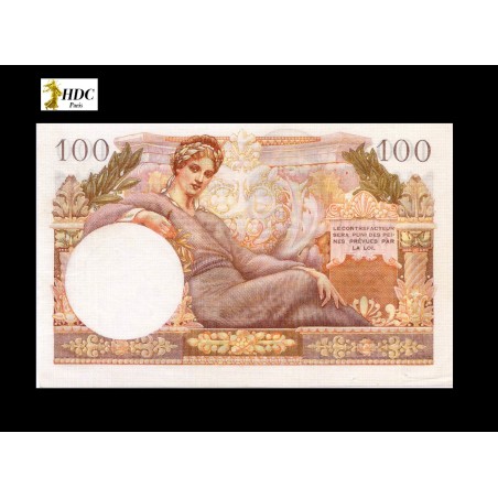 100 FRANCS TRÉSOR FRANÇAIS FRANCE 1955 F.34.1