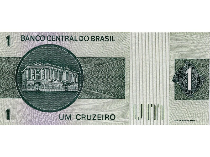 Brésil -billet 1 Cruzeiro P-191Ac (1980) NEUF