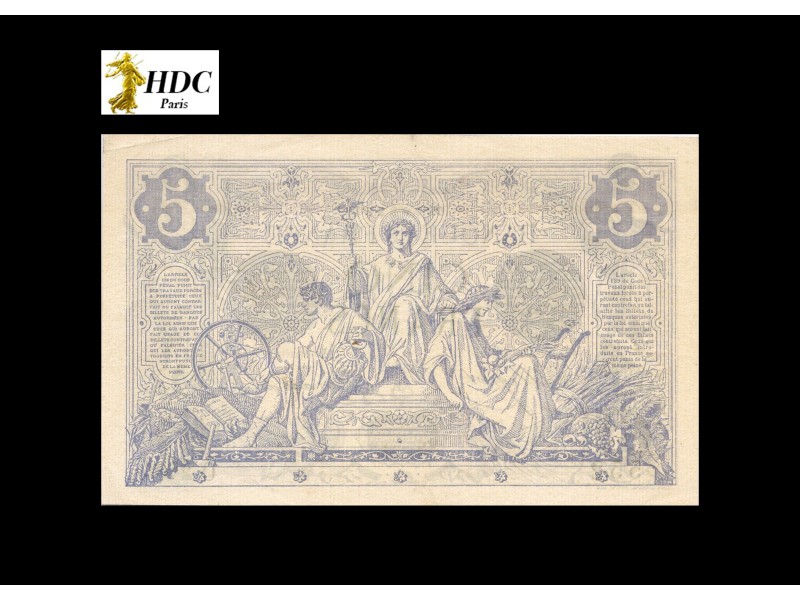 5 Francs NOIR 1873 F.1.18