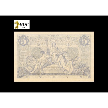 5 Francs Noir FRANCE 1873 F1.20