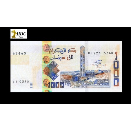 1000 Dinars ALGÉRIE 2018 P.146