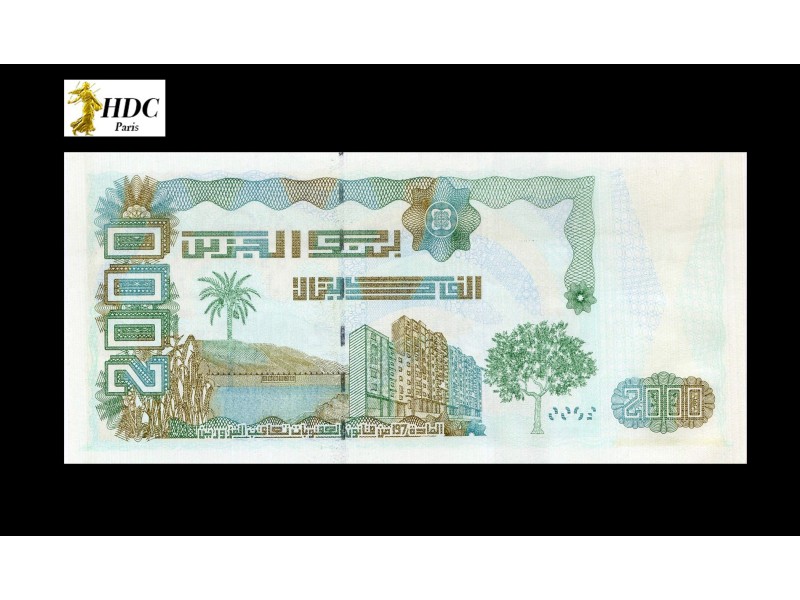 2000 Dinars Algérie 2011 P.144