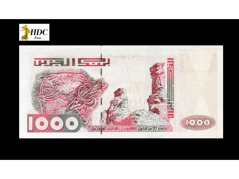 1000 Dinars Algérie 1998 P.142b