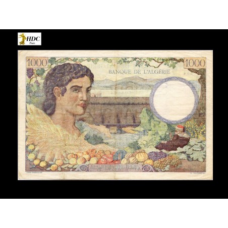 1000 Francs Algérie 1942 P.112a