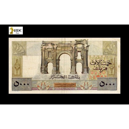 5000 Francs Algérie 1947 P.105