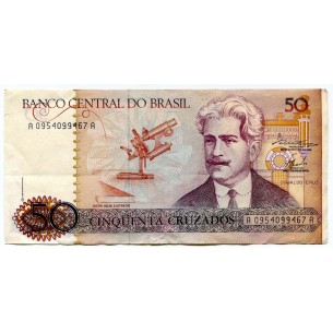 Brésil -billet 50 Cruzados P-210 (1986) TTB/SUP