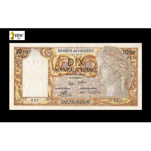 10 Nouveaux Francs ALGÉRIE 1960 P.119a