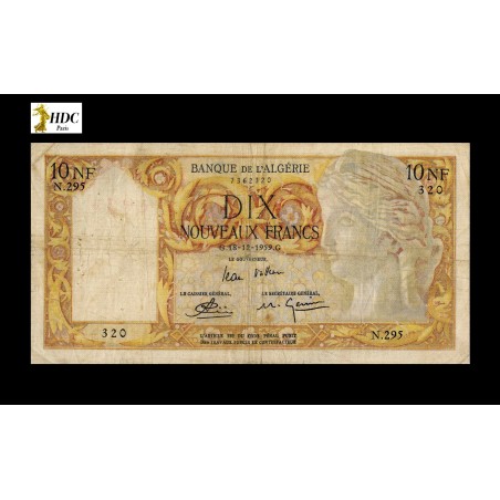 10 Nouveaux Francs ALGÉRIE 1959 P.119a