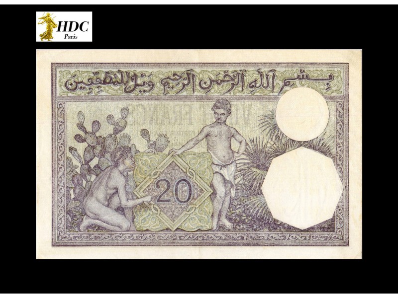 20 Francs ALGÉRIE 1941 P.78c