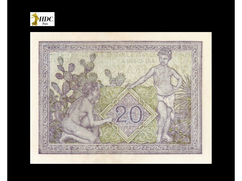 20 Francs Algérie 1943 P.92a