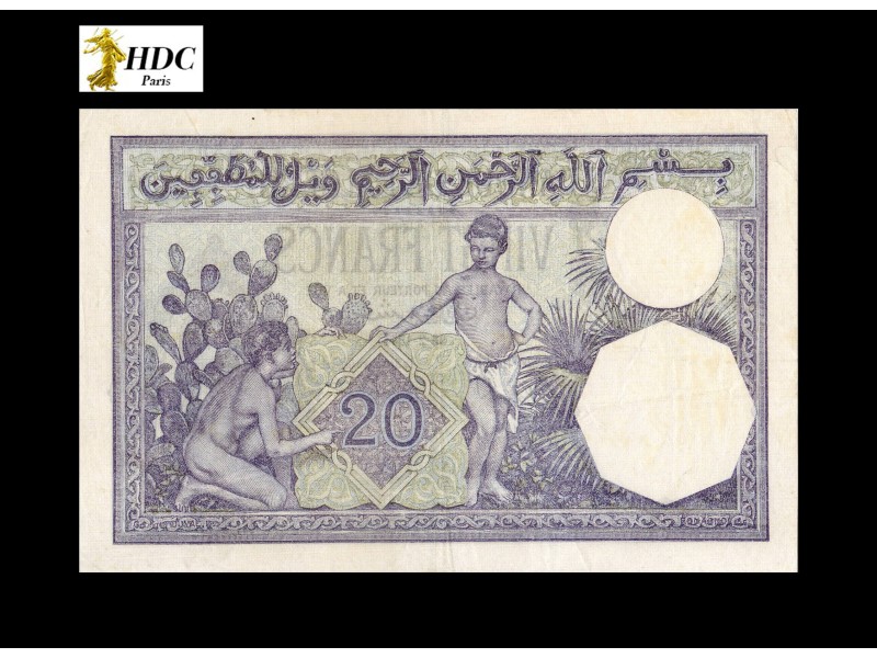 20 Francs Algérie 1941 P.78c
