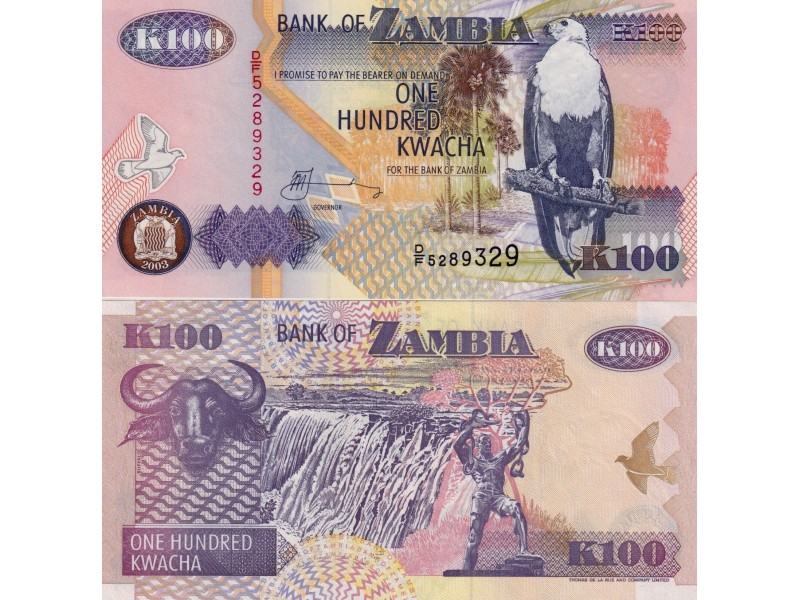 ZAMBIE Billet 50 Kwacha 1992 NEUF P-37a