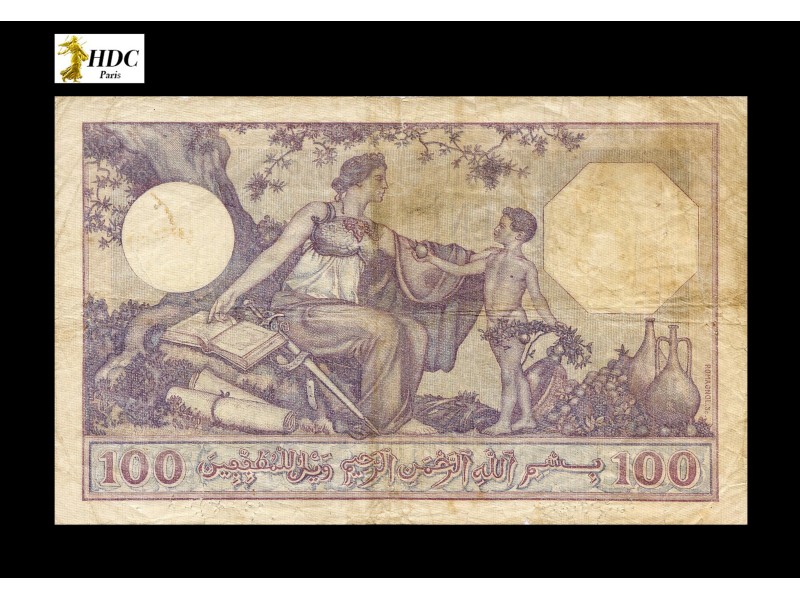 100 Francs ALGÉRIE 1936 P.81b