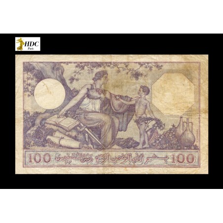 100 Francs ALGÉRIE 1936 P.81b