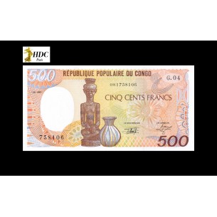 500 Francs Congo 1991 P-8d