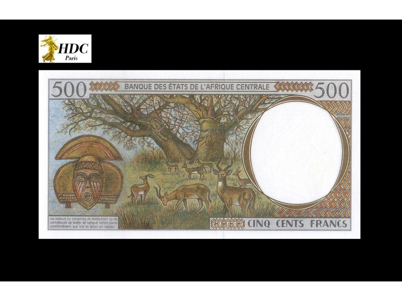 500 Francs CAMEROUN 1999 P.201Ee