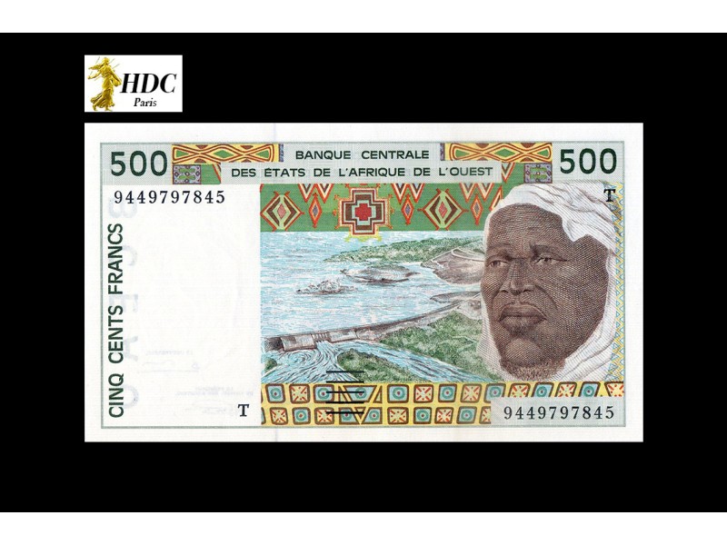 500 FRANCS ÉTATS DE L'AFRIQUE DE L'OUEST 1994 P.810Td