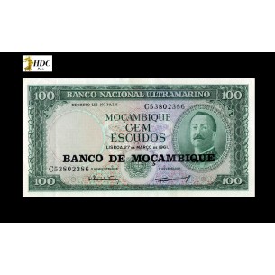 100 ESCUDOS MOZAMBIQUE 1961 P.117