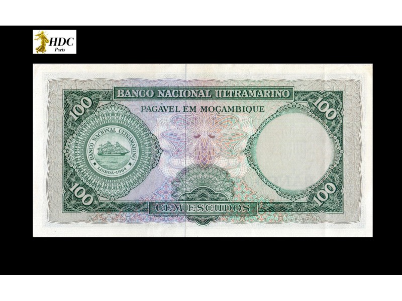 100 ESCUDOS MOZAMBIQUE 1961 P.117