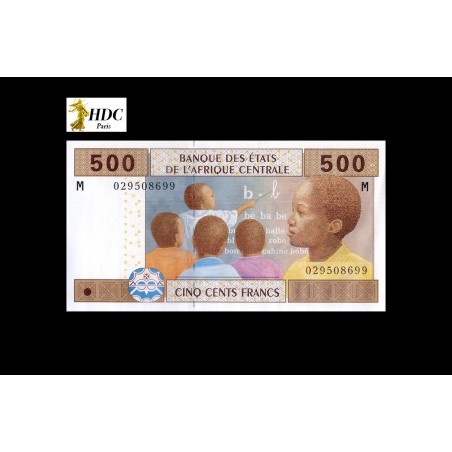 500 Francs ÉTATS DE L'AFRIQUE CENTRALE  2002 P.306M