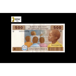 500 Francs ÉTATS DE L'AFRIQUE CENTRALE 2002 P.206Ua