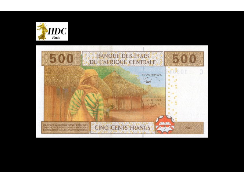 500 Francs TCHAD 2002 P.606Ce