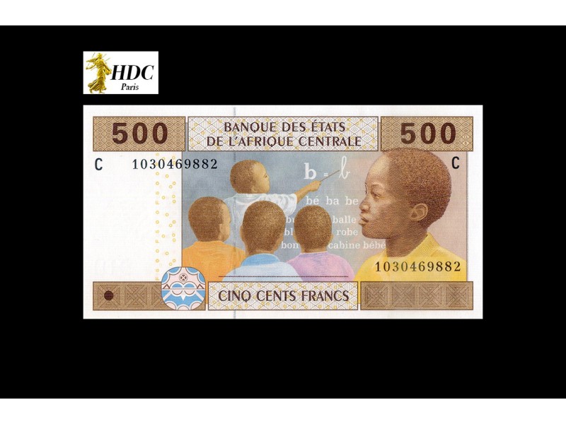 500 Francs TCHAD 2002 P.606Ce