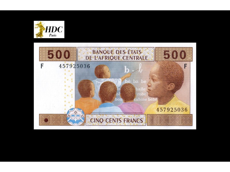 500 Francs ÉTATS DE L'AFRIQUE CENTRALE 2002 P.506Fc