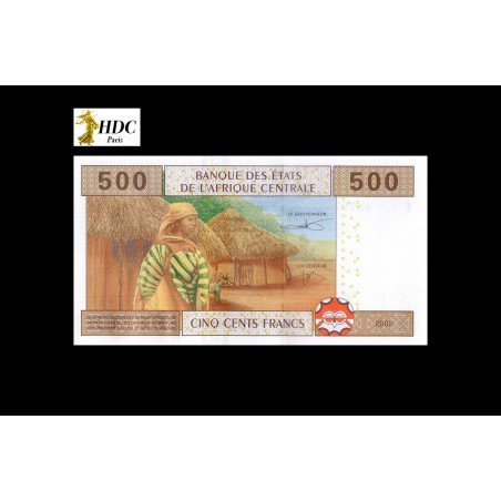 500 Francs GUINÉE EQUATORIALE 2002 P.506Fc