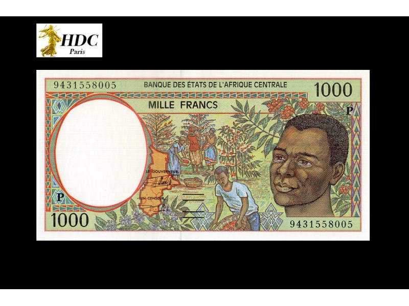 1000 Francs ÉTATS DE L'AFRIQUE CENTRALE 1994 P. 602Pg