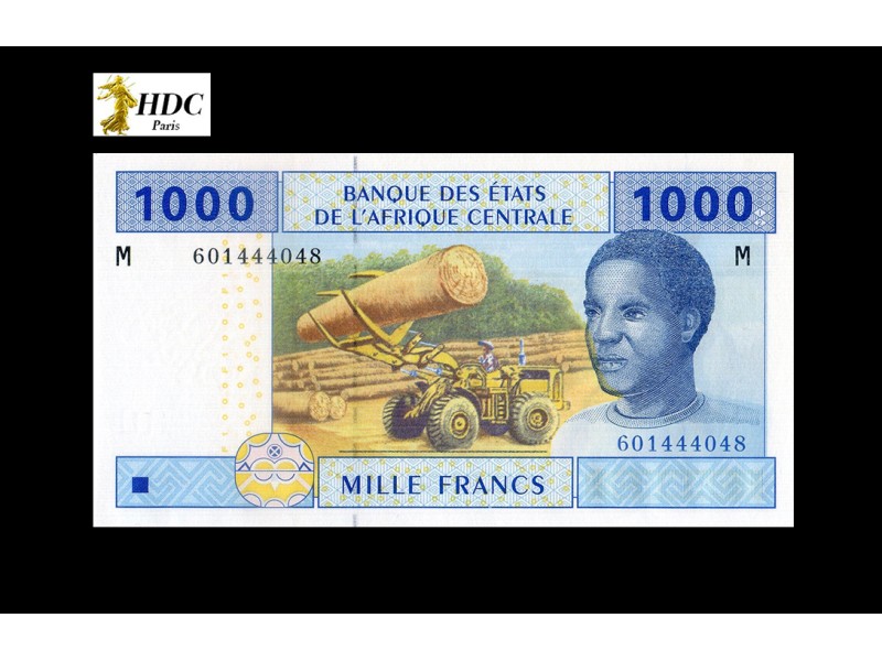 1000 Francs ÉTATS DE L'AFRIQUE CENTRALE 2002 P.307Ma
