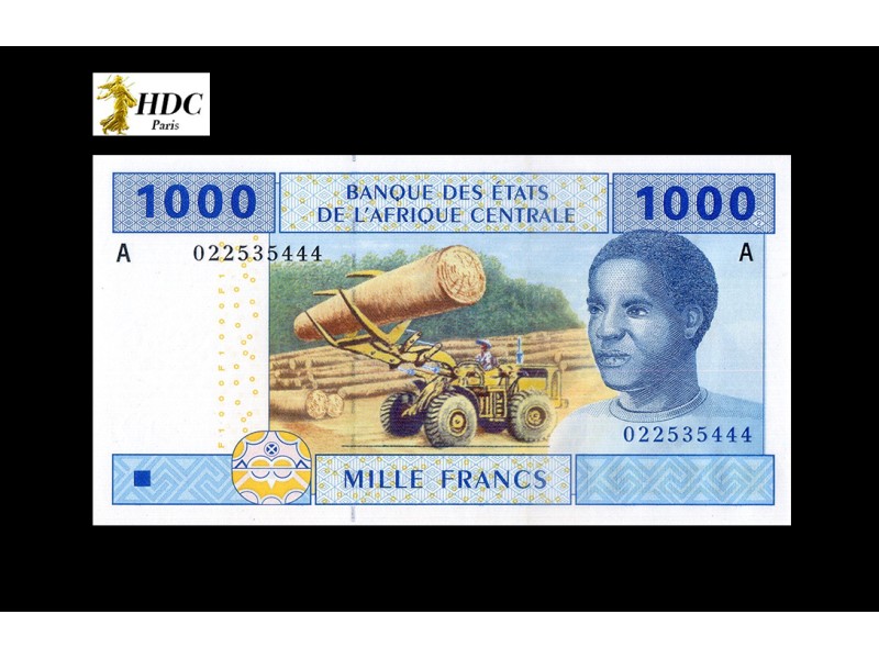 1000 Francs ÉTATS DE L'AFRIQUE CENTRALE 2002 P.407Aa