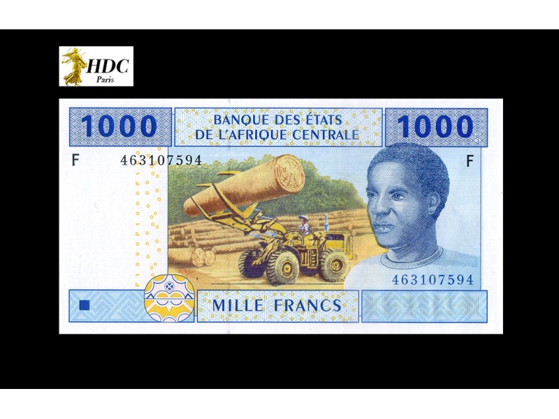 1000 Francs ÉTATS DE L'AFRIQUE CENTRALE 2002 P. 507Fc
