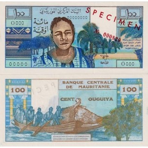 Ouguiya Mauritanie Specimen 1973 - P.1s