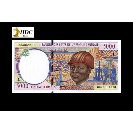 5000 Francs ÉTATS DE L'AFRIQUE CENTRALE 2000 P. 404Lf