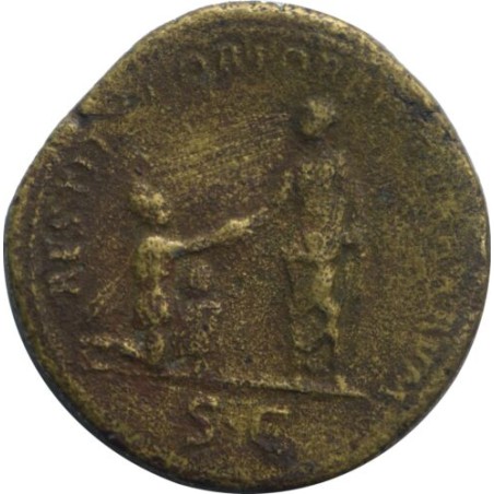 Sesterce 130-133 Rome Monnaie, Hadrien, Rome, Bronze